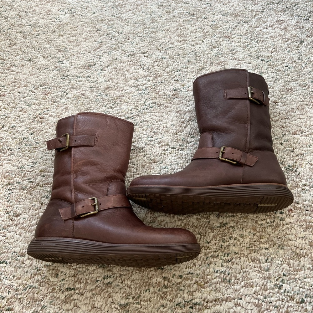 Cole Haan waterproof moto grand boots